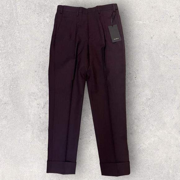 Zara Pants Zara Cuffed Pants Poshmark